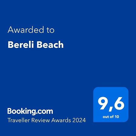Апартаменты Bereli Beach Меленара Экстерьер фото